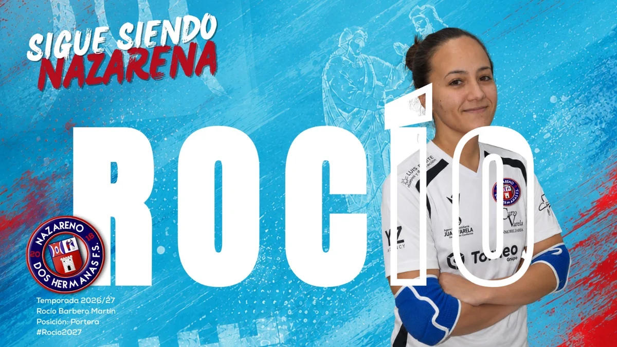 Rocío continúa una temporada más con el Torneo Seguridad Nazareno Dos Hermanas FS Femenino