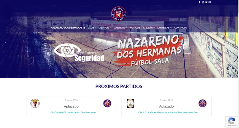 ¡Bienvenidos a la nueva web del Nazareno Dos Hermanas FS!