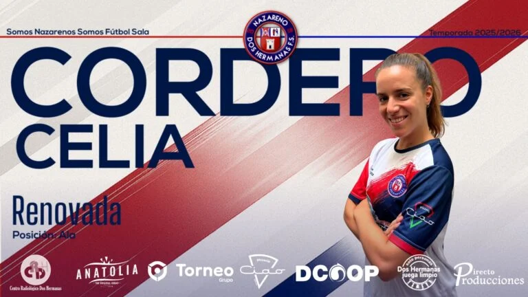 Celia Cordero renueva con el GTS Nazareno Dos Hermanas Femenino para la próxima temporada