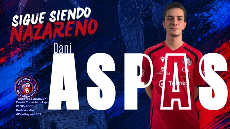 Dani Aspas continuará una temporada más en el Torneo Seguridad Nazareno Dos Hermanas FS