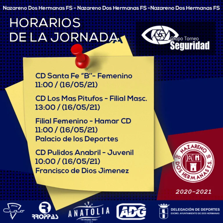 Domingo lleno de fútbol sala para el Nazareno Dos Hermanas