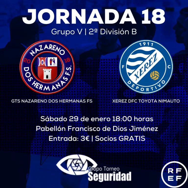El encuentro ante el Xerez DFC Toyota Nimauto será el sábado 29 a las 18:00 horas