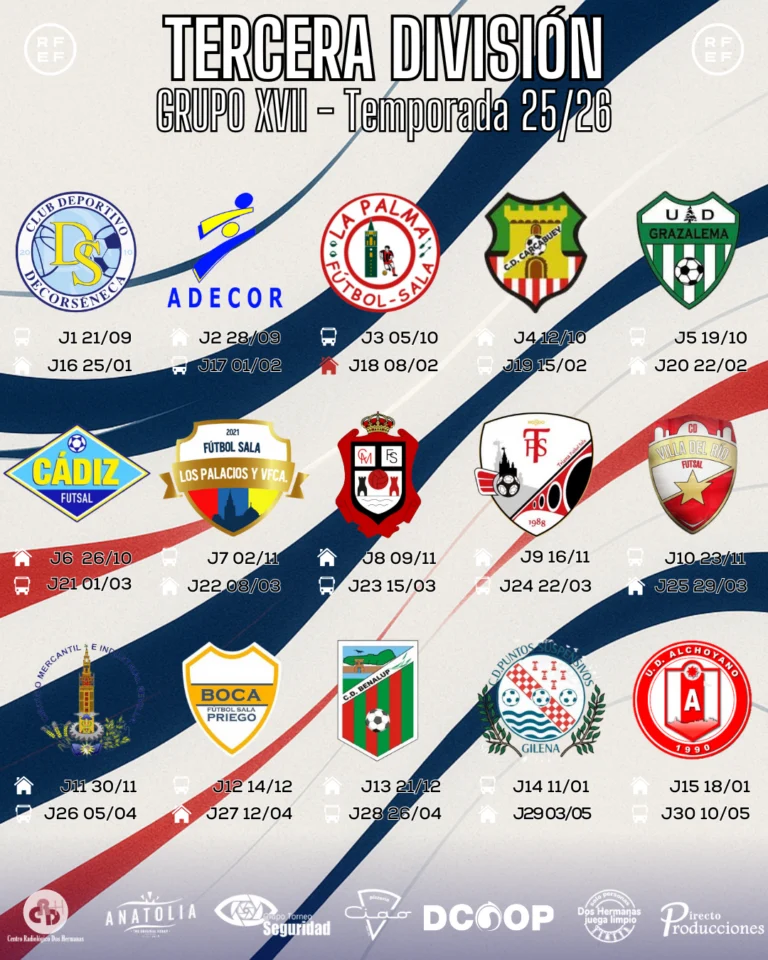 El Grupo Torneo Nazareno Dos Hermanas arrancará la liga ante el CD ADYO en casa