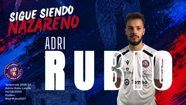 El guardián Adri Rubio seguirá defendiendo la portería del Torneo Seguridad Nazareno Dos Hermanas FS