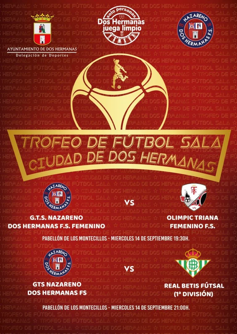 El II Torneo Ciudad de Dos Hermanas de fútbol sala, ante el Real Betis Futsal de 1ª División