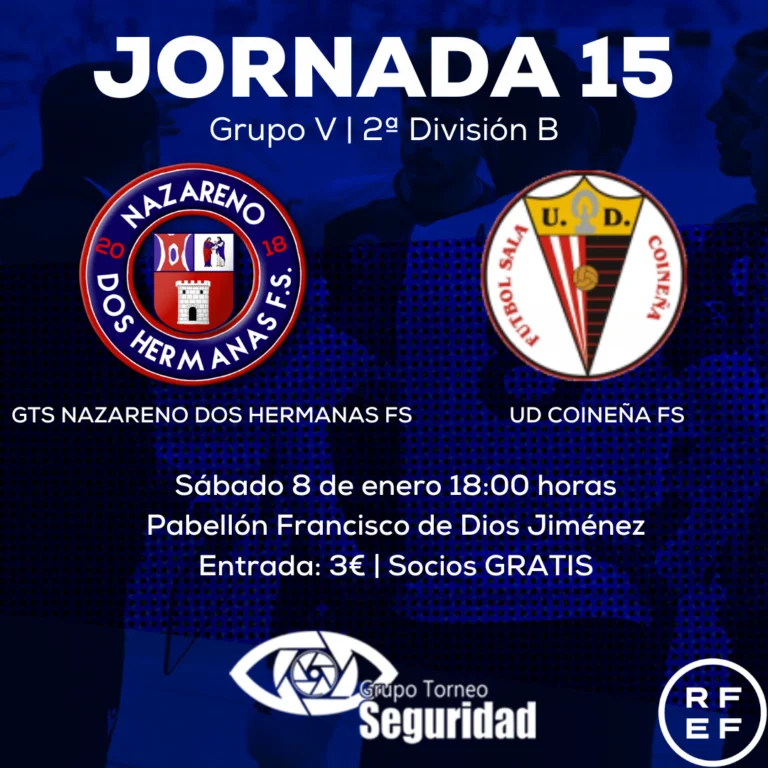 El próximo sábado 8 vuelve el fútbol sala al Francisco de Dios Jiménez