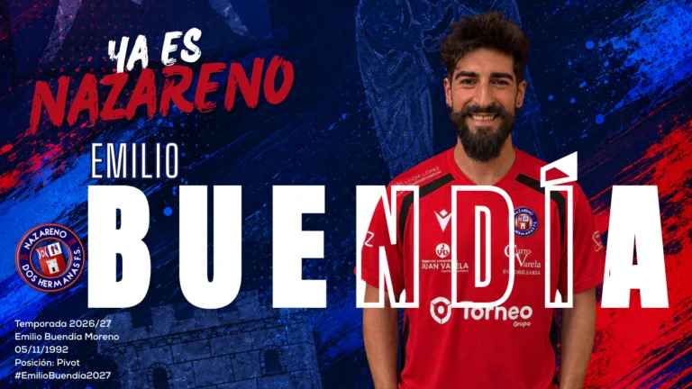 Emilio Buendía, nuevo jugador del TS Nazareno Dos Hermanas FS