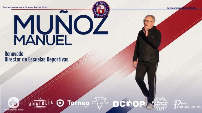 Manuel Muñoz renueva como director de las Escuelas Deportivas del club