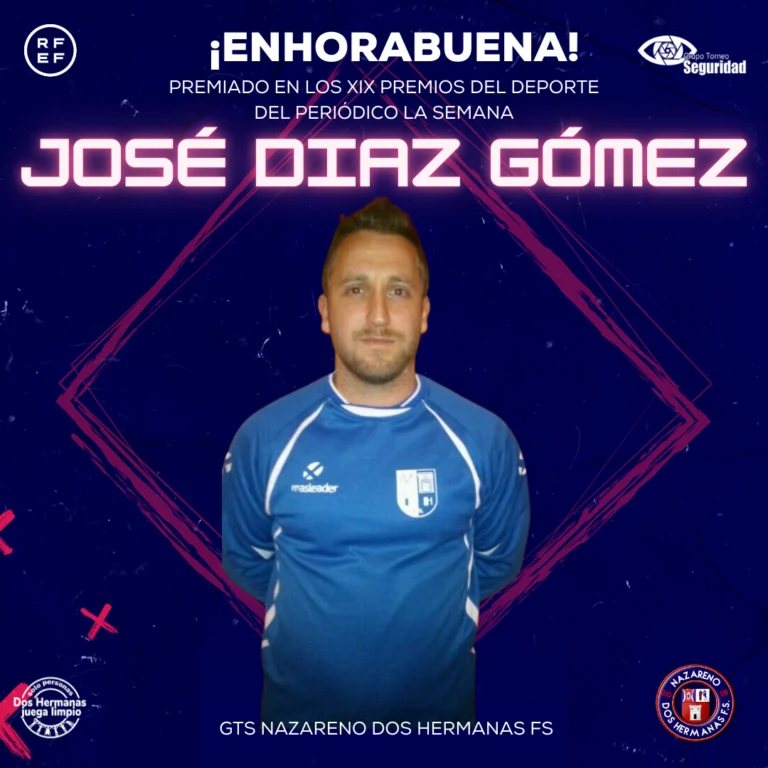 Nuestro directivo José Diaz Gómez, premiado en los XIX Premios del Deporte de La Semana