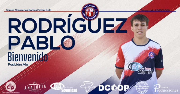 Pablo Rodríguez, nuevo fichaje para el GTS Nazareno Dos Hermanas FS