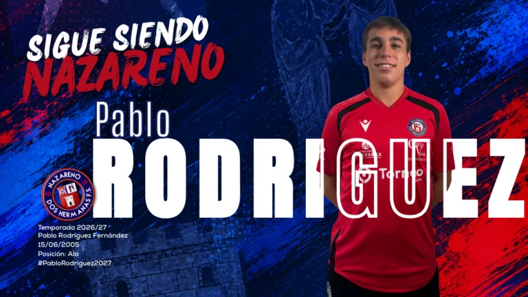 Pablo Rodríguez seguirá creciendo en el Torneo Seguridad Nazareno Dos Hermanas FS