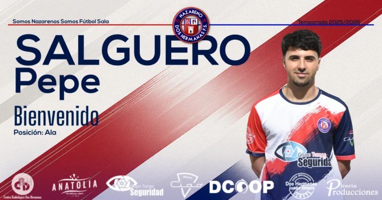 Pepe Salguero vuelve a casa: primer refuerzo para el GTS Nazareno Dos Hermanas FS