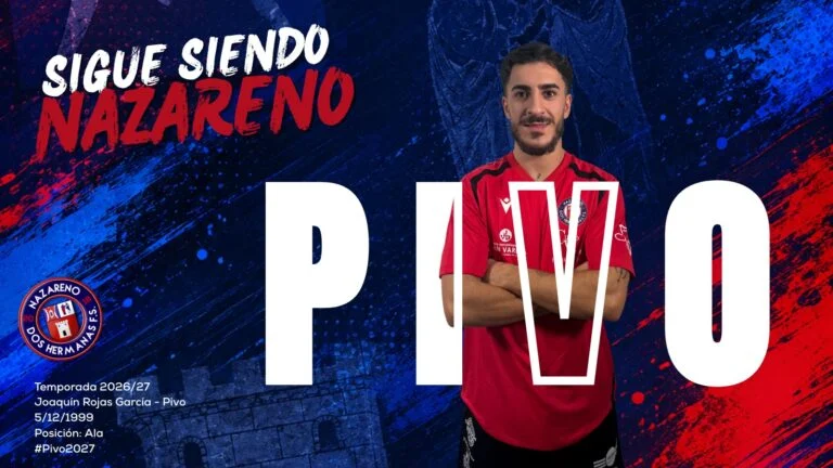 Pivo seguirá defendiendo el escudo del Nazareno Dos Hermanas FS