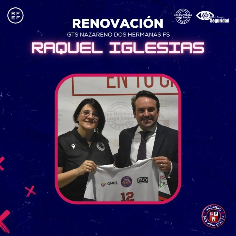 Raquel Iglesias continúa una temporada más en el GTS Nazareno Dos Hermanas FS
