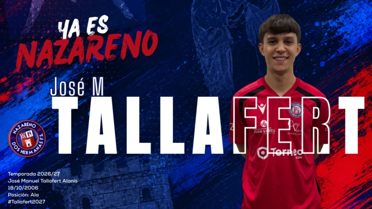 Tallafert, juventud proyección y gol para el Torneo Seguridad Nazareno Dos Hermanas FS